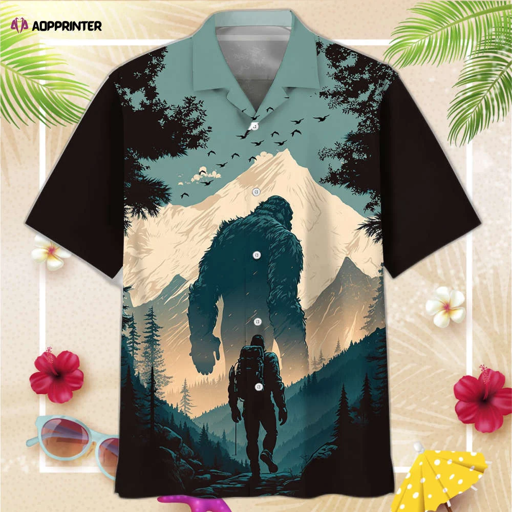 Hiking Vintage Hawaiian Shirt, Gift For Men Women HW0601