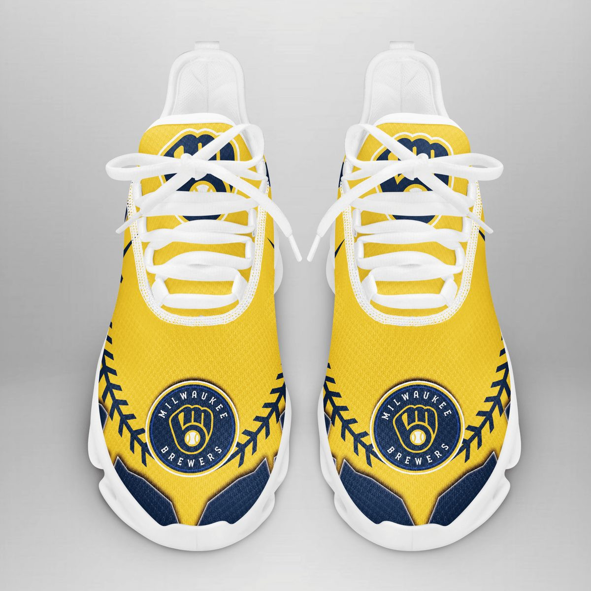 Custom MLB Milwaukee Brewers Custom Name Max Soul Shoes V4 Men Women MS0601