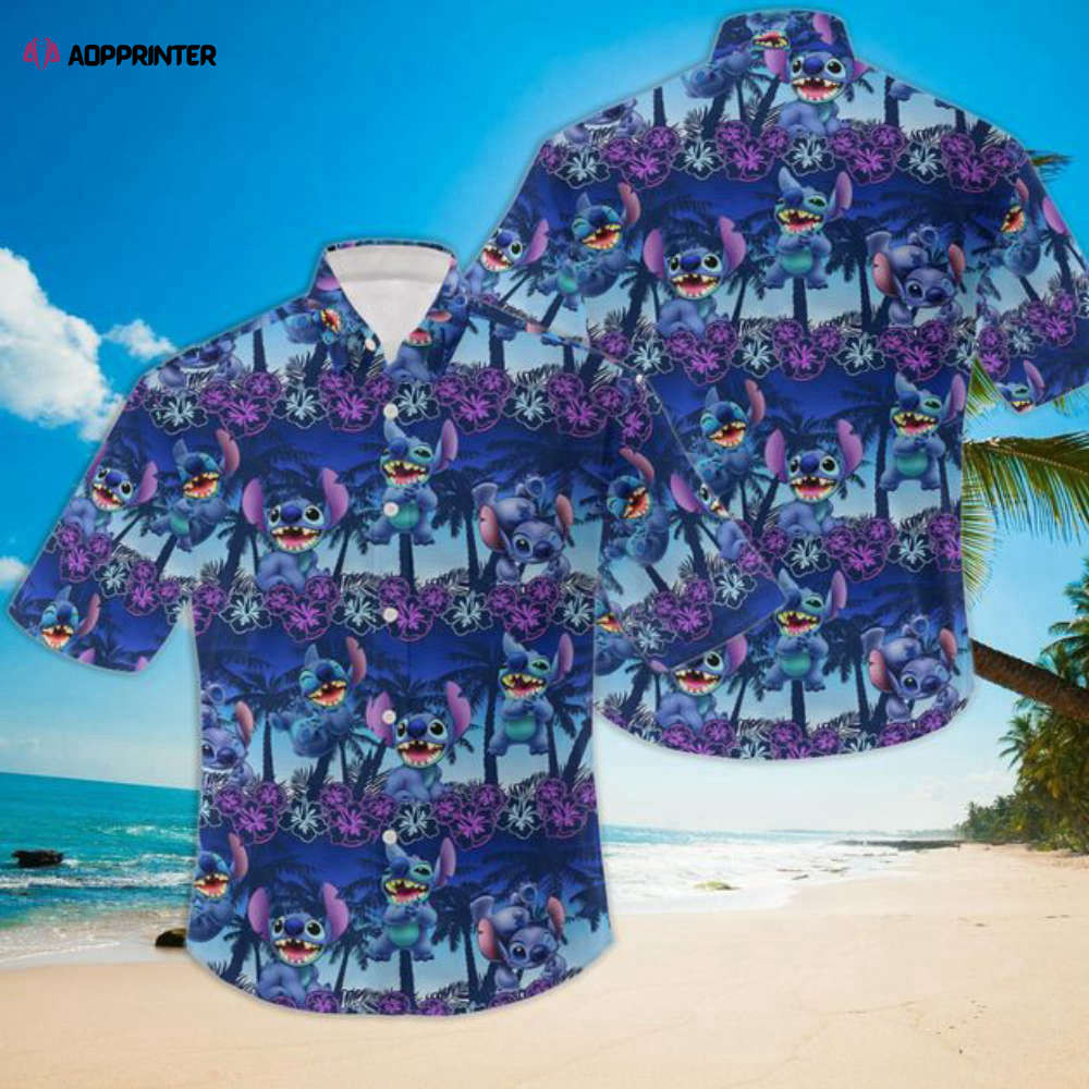 Stitch Hawaii shirt Stitch Aloha shirt Stitch Disney Hawaiian Shirt HW0601