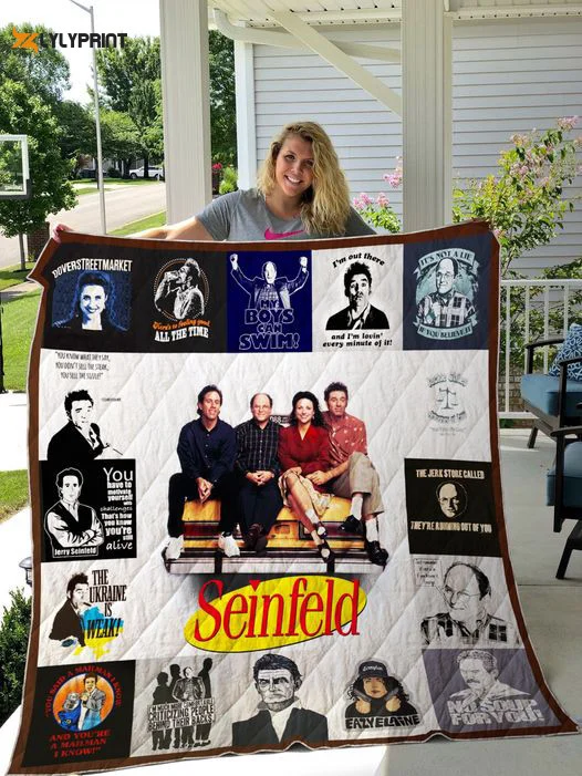 Seinfeld Quilt For Fans Home Decor Gift , Soft Quilt, King Size, All Season Cozy Quilt QB0901