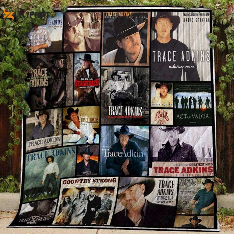 Trace Adkins 3D Customized Quilt Blanket For Fans Home Decor Gift ,  Soft Quilt, King Size, All Season Cozy Quilt QB0901