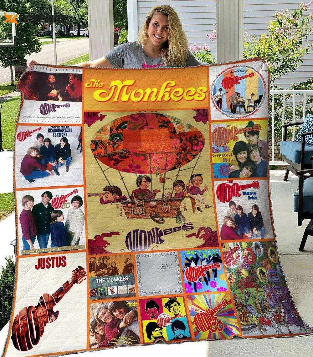 The Monkees 1 Quilt Blanket For Fans Home Decor Gift ,  Soft Quilt, King Size, All Season Cozy Quilt QB0901