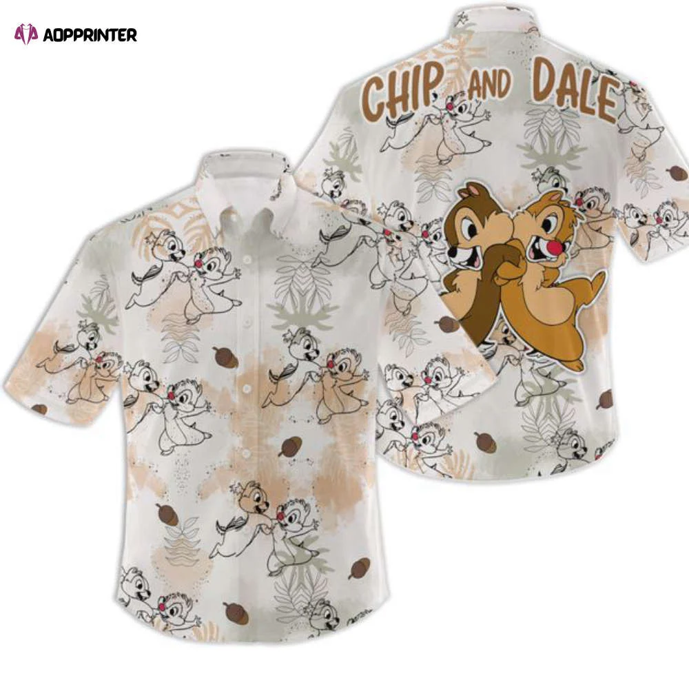 Chip ‘n' Dale Nuts Disney Hawaiian Shirt HW0601