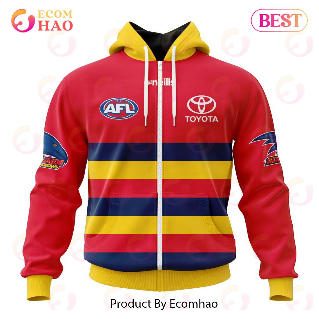 AFL Adelaide Crows Clash Kits 2023 3D Hoodie, Zip Hoodie, Man - Women, Warm, Premium Quality HZ0501