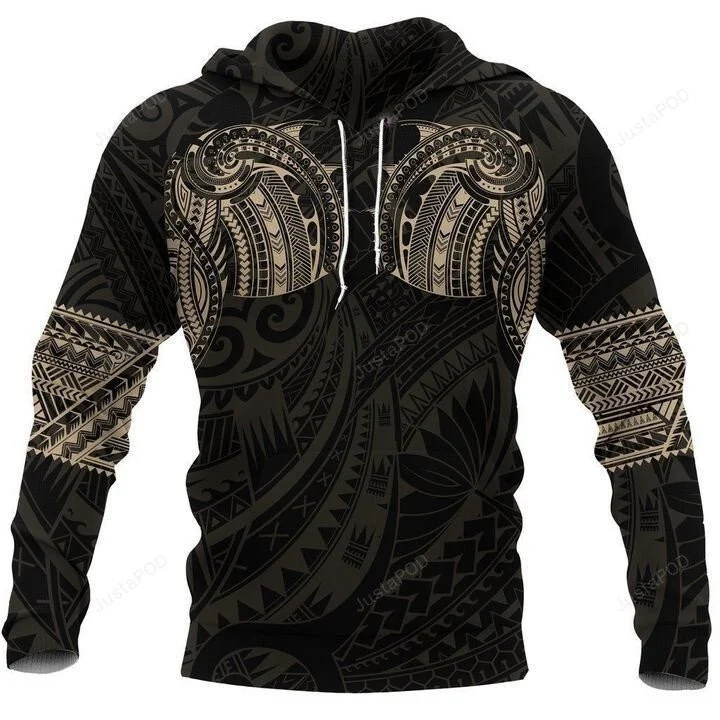 Polynesian Tan Cool 3D All Over Printed Hoodie, Zip- Up Hoodie HZ0501