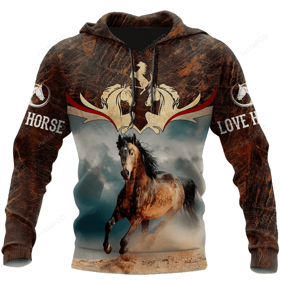 Horses 3D All Over Print Hoodie, Zip-up Hoodie HZ0501
