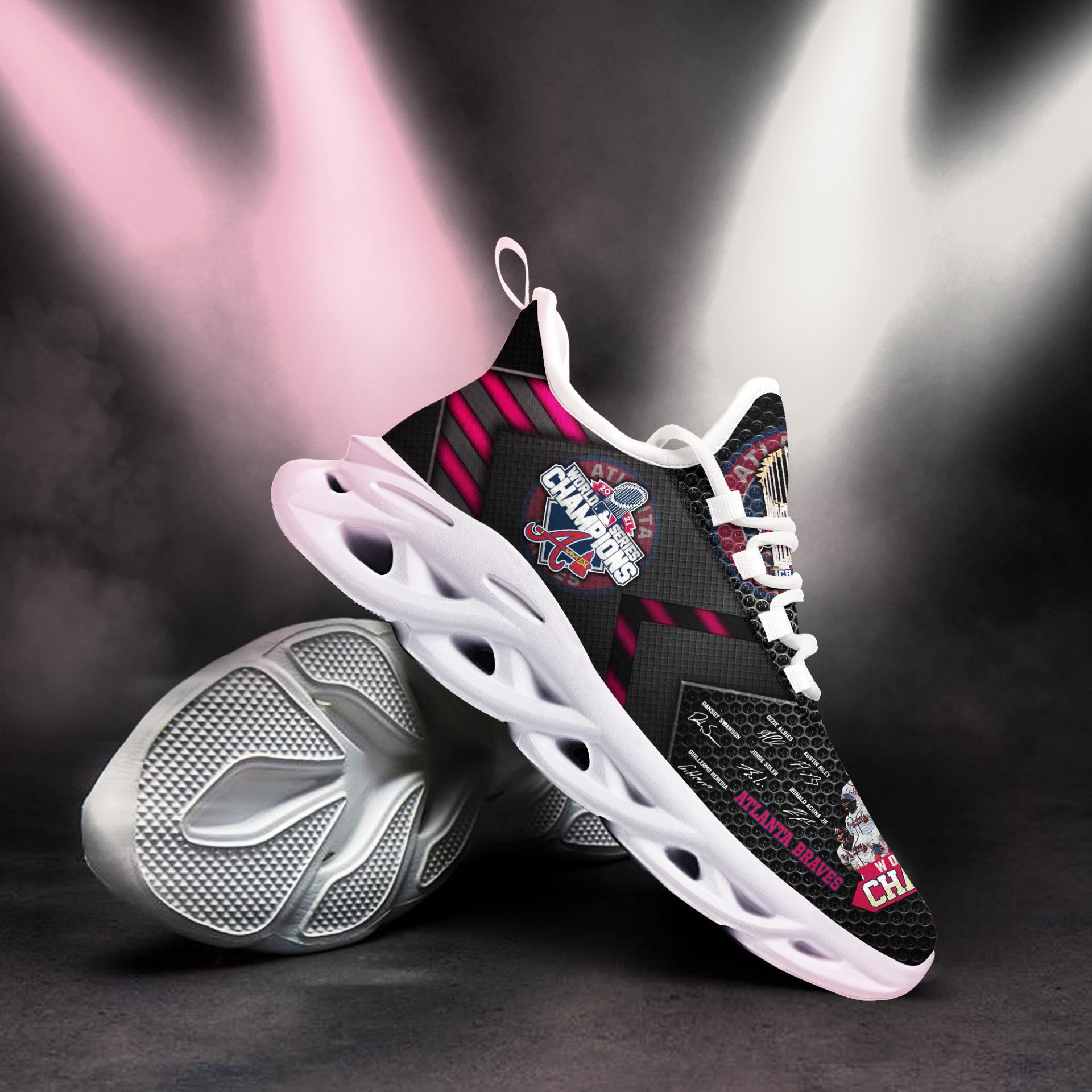 MLB Atlanta Braves Championship Max Soul Shoes Unisex Women Men MS0601