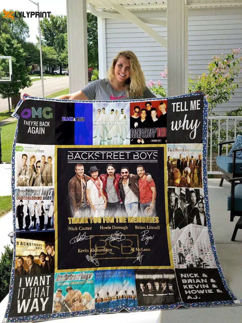 Backstreet Boys Quilt Blanket For Fans Home Decor Gift ,  Soft Quilt, King Size, All Season Cozy Quilt QB0901