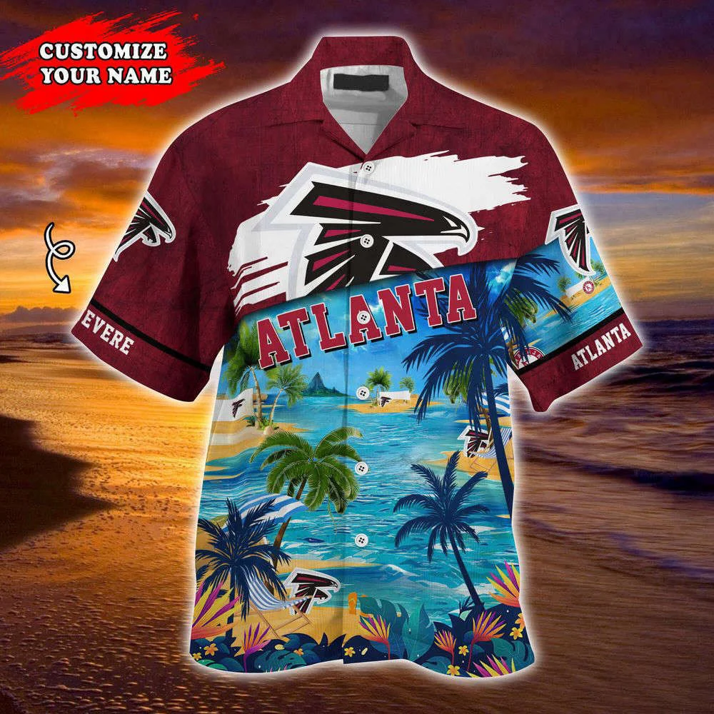 Atlanta Falcons NFL-Customized Summer Hawaii Shirt For Sports Fans HW0601