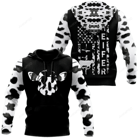 Heifer 3D All Over Printed Hoodie, Zip- Up Hoodie HZ0501