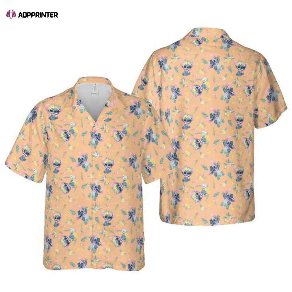 Disney Inspired Men's Button Down Hawaiian Shirt HW0601